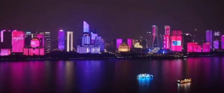 錢(qián)江新城燈光秀