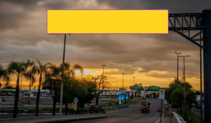 巴西利亞機(jī)場廣告